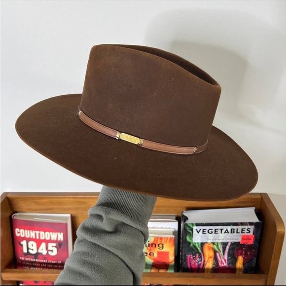 Pre-loved hobo chic brown Stetson Women Hat - Picture 1 of 6